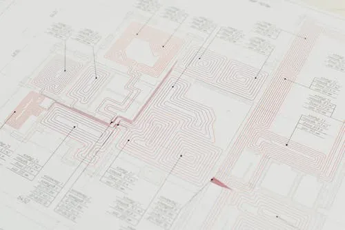 4D BIM construction sequencing model showing a complex, detailed architectural plan with annotations.